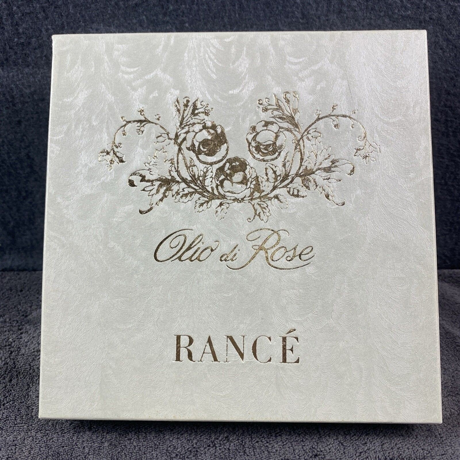 Rance 1795 Olio di Rose Fine Soaps 6 x 100g Bars Wrapped Gift Box Italy Luxury