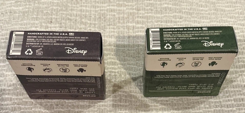 Dr Squatch Star Wars O.G. Mandalorian Set – 1 bar each Beskar Tar & Force Fresh