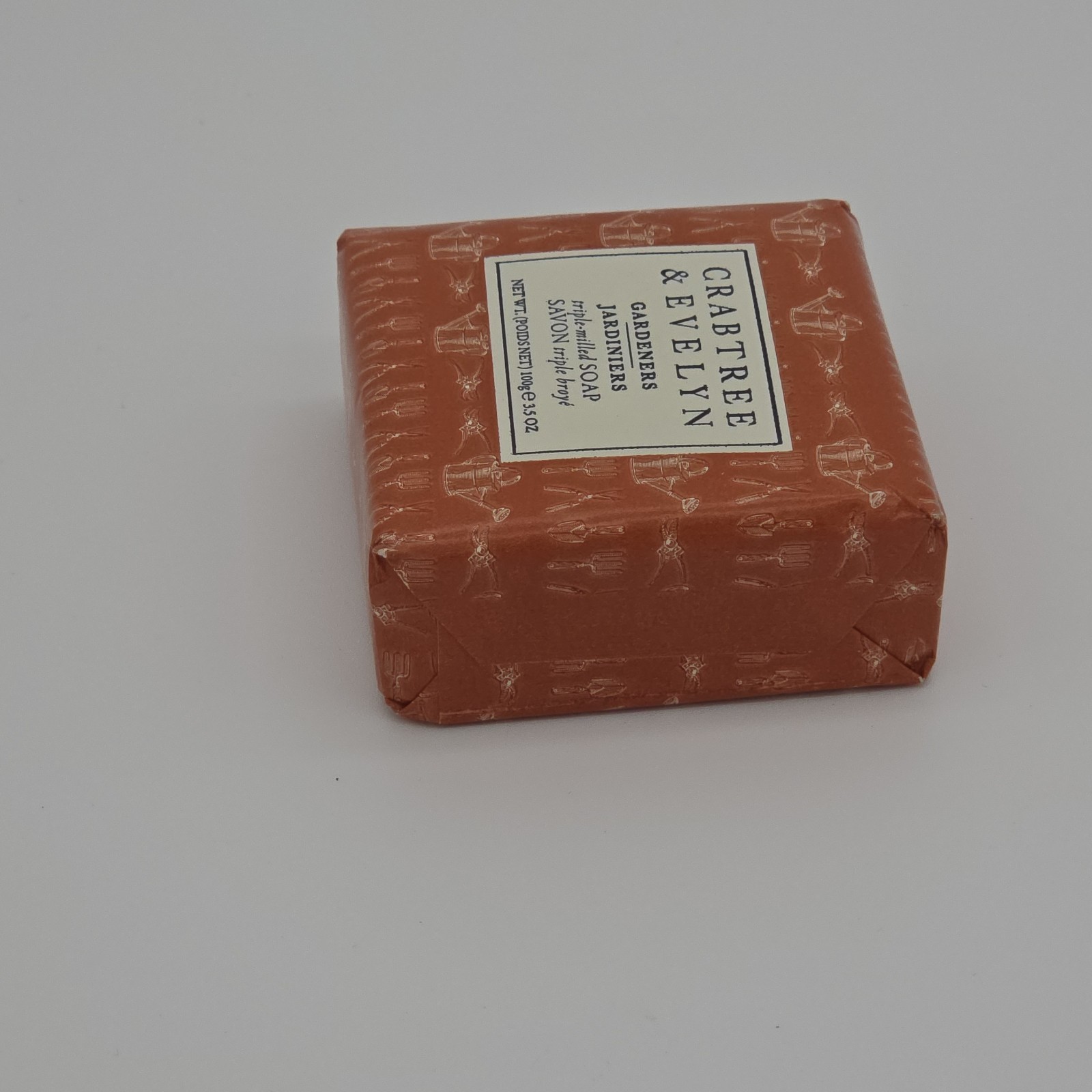 Crabtree & Evelyn Gardeners Triple Milled Soap 3.5 oz New