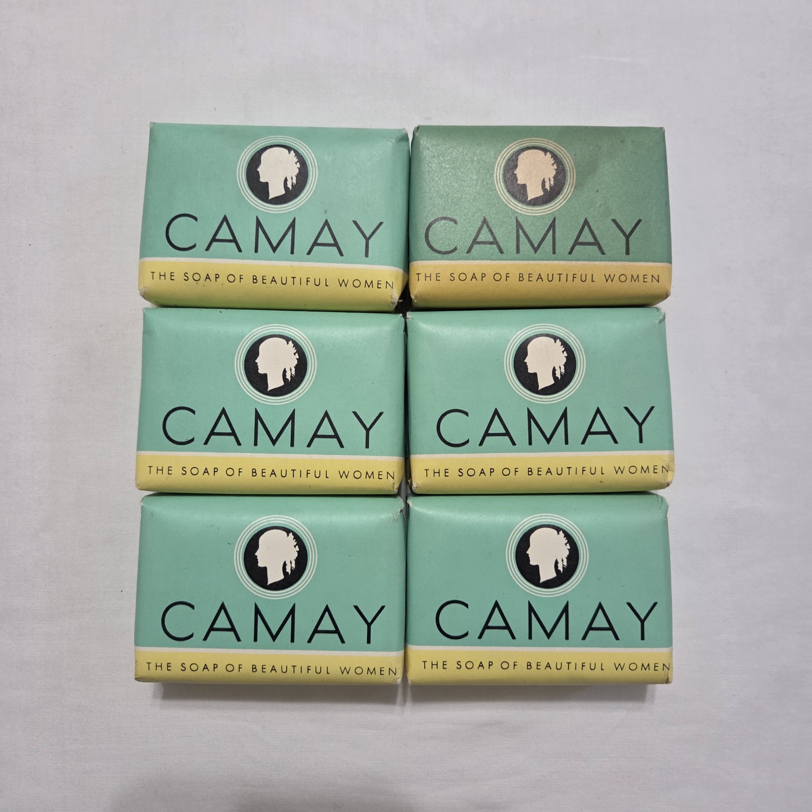 Lot Of 6 Vintage 1950s P&G Camay Beauty Bar Soaps 3oz Each Reg Size – NOS