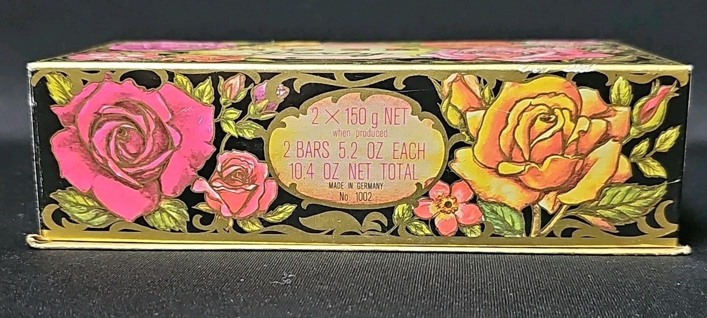 Vintage Rose Verly 2 Bar Soaps Germany