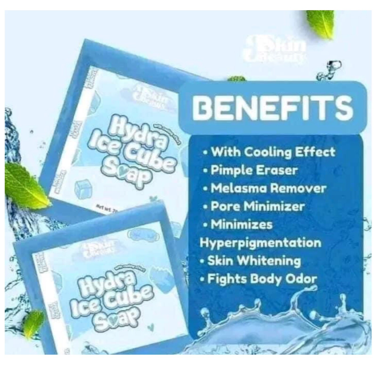 2 Bars J Skin Hydra Ice Cube Soap, 70g Each