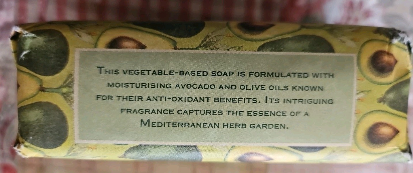 Crabtree & Evelyn AVOCADO & OLIVE OIL Triple Milled Soap 5.6 oz Rare Discontinue