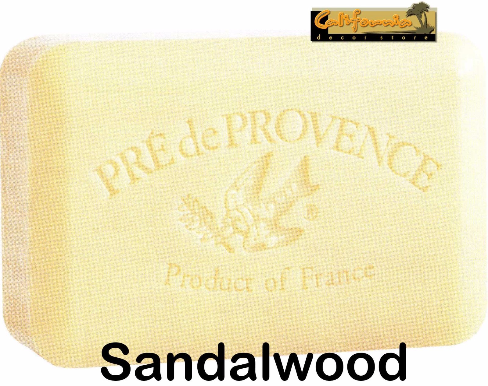 Pre de Provence SANDALWOOD 250 Gram French Soap Bath Shower Bar Shea Butter XL
