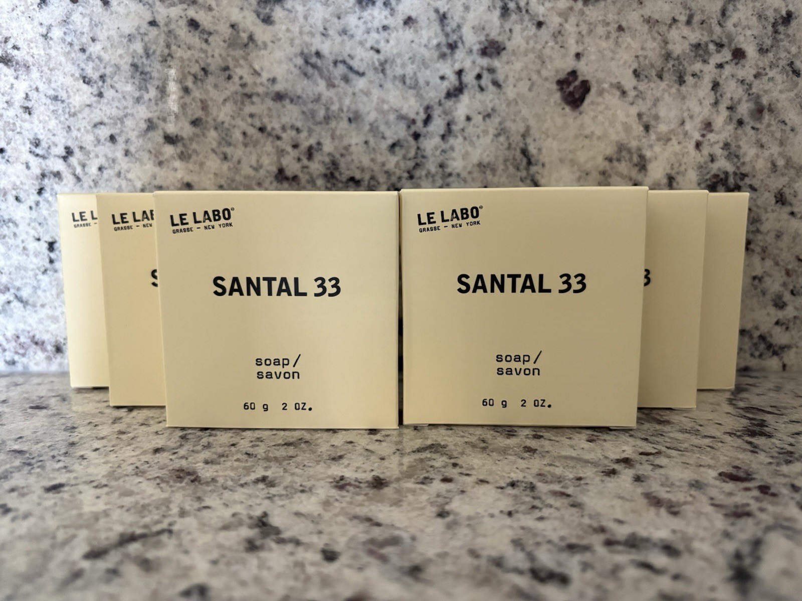 LE LABO SANTAL 33 BAR SOAP LOT OF 6 EACH 2oz