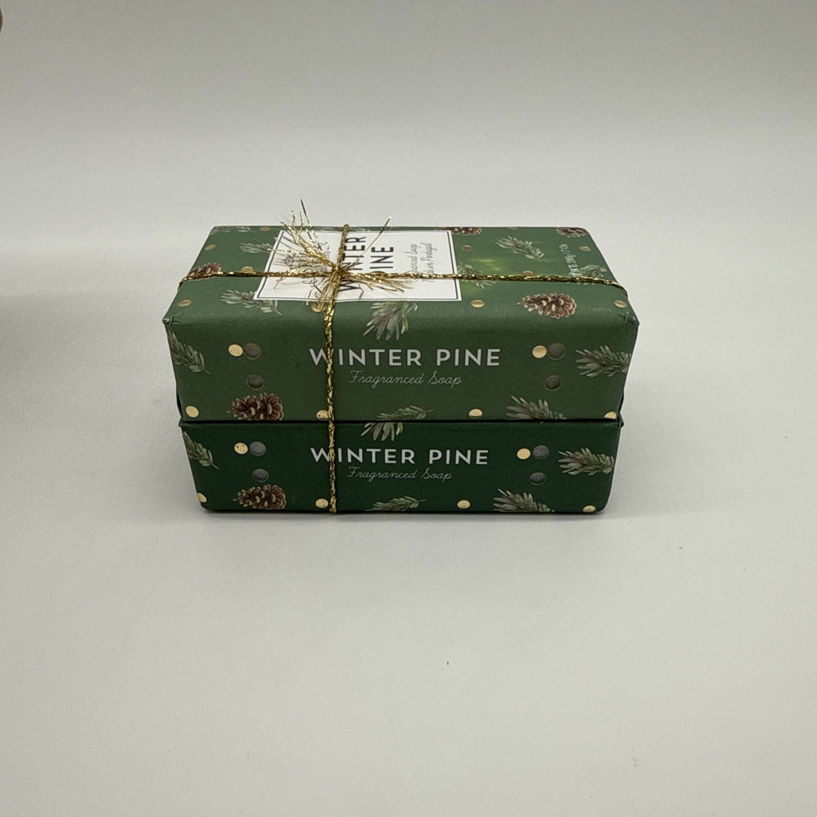 2 Pack Castelbel Winter Pine Bar Soap — Made in Portugal (200g / 7oz Each)