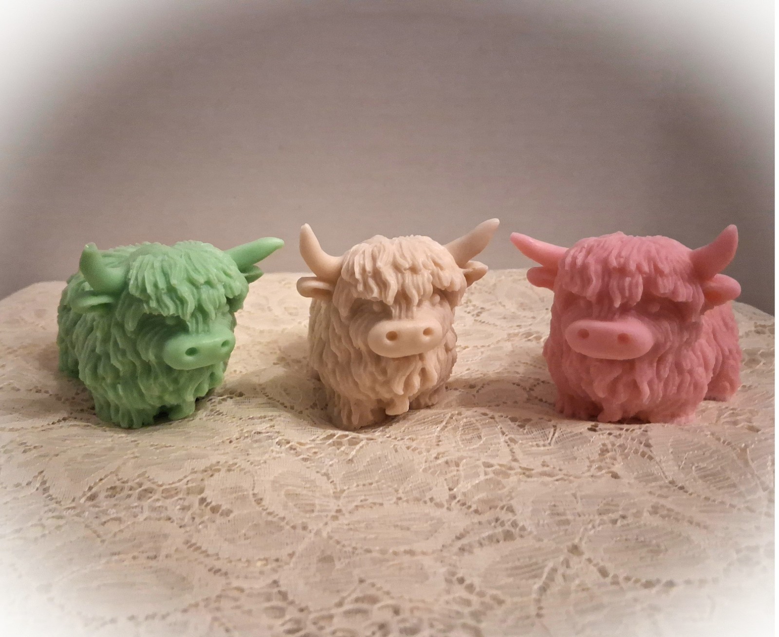 Highland Cow bar Soap, choice of soap type and scent, FREE shipping, 190+ scents