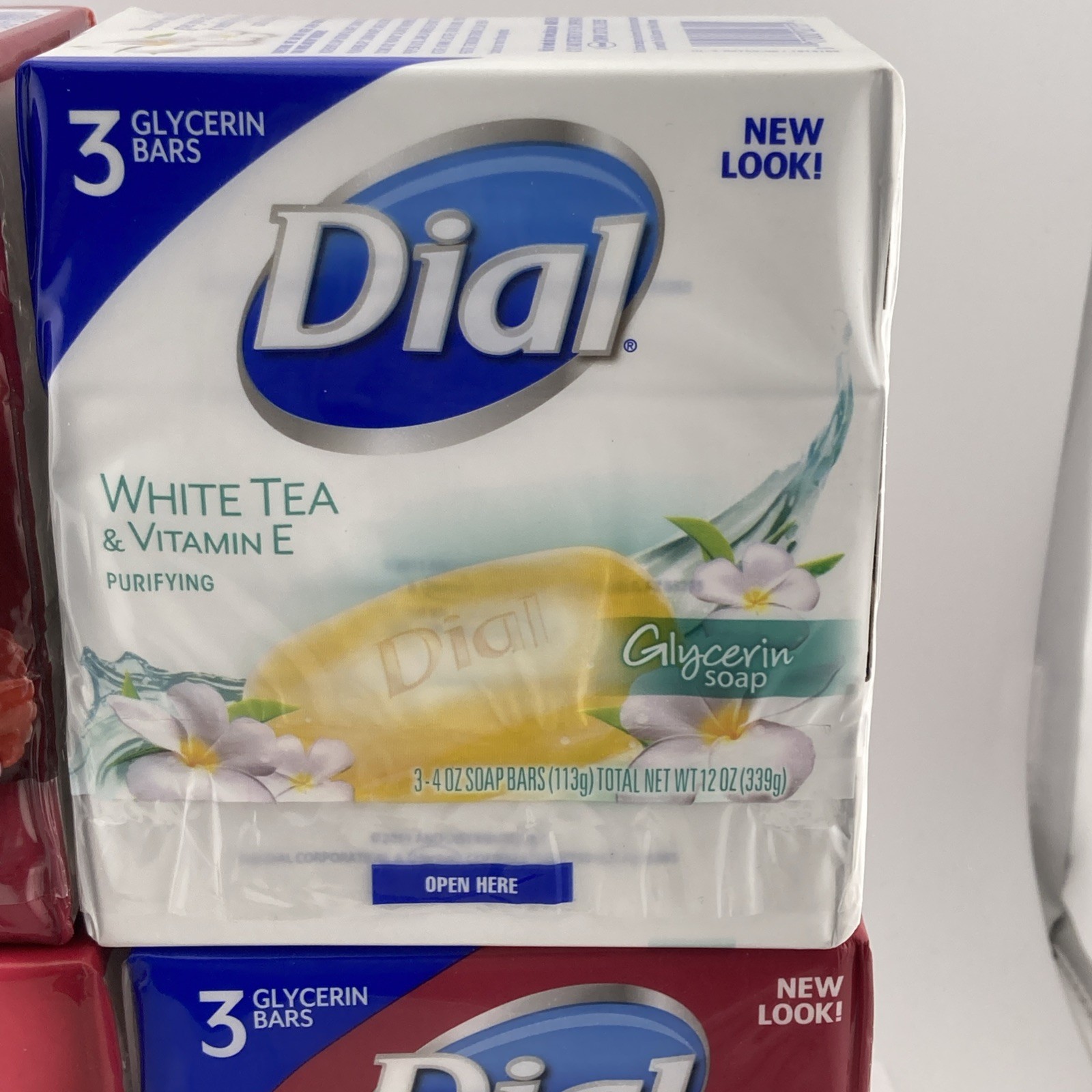 Dial Glycerin Bar Soap 3 Bars Cranberry 3 Bars White Tea 6 Bars Power Berries