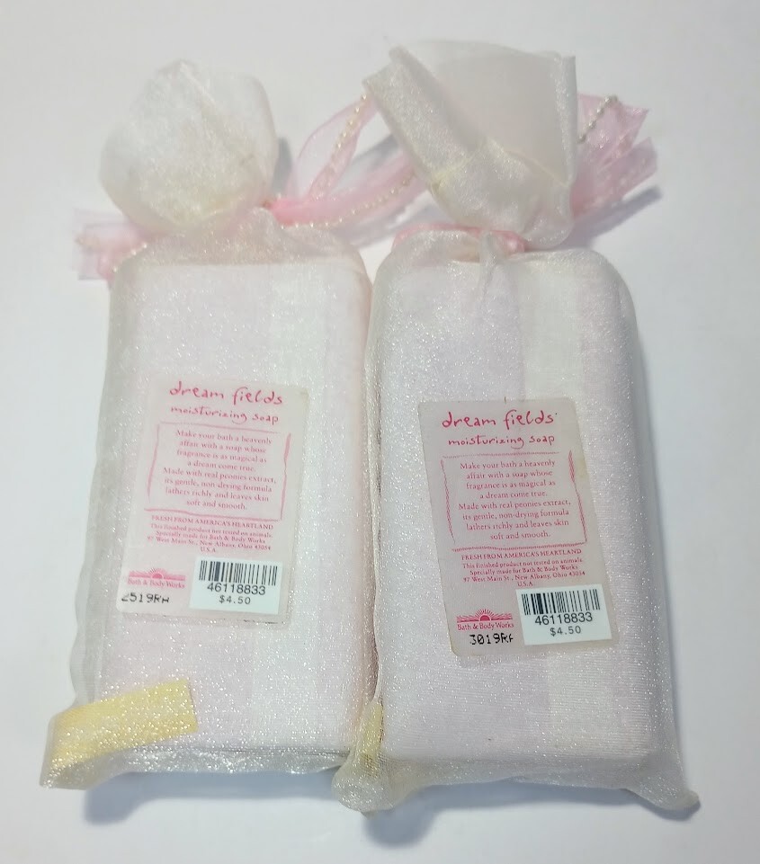 2-Bath Body Works Joyful Garden Dream Fields Moisturizing Bar Soap Sealed 4.5 Oz