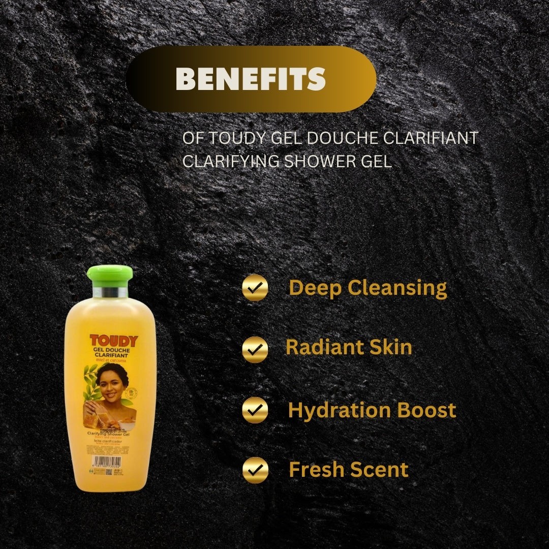 Toudy Gel Douche Clarifiant Clarifying Shower gel 800ml