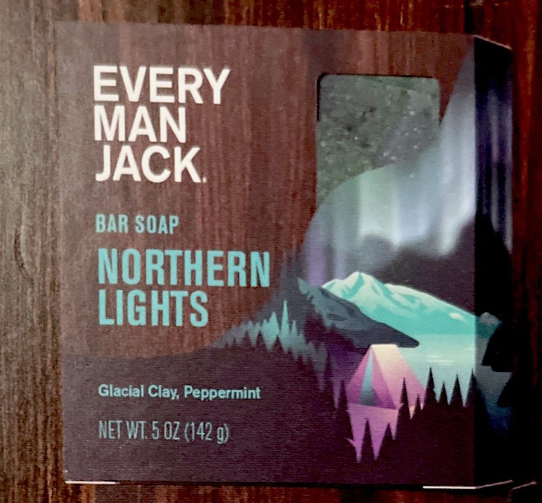 EVERY MAN JACK Winter Collection Soaps 3 Full Size Bars Apres Ski Pine Northern