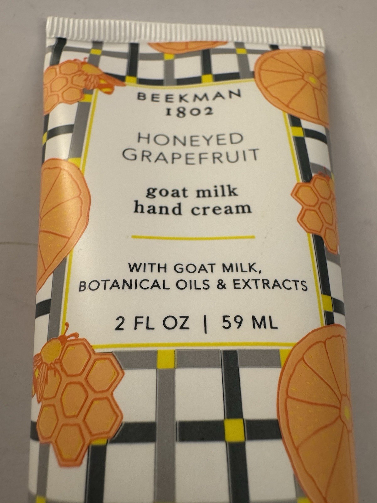 Beekman 1802 Honeyed Grapefruit Pure Goat Milk Hand Cream 2 Oz CS5