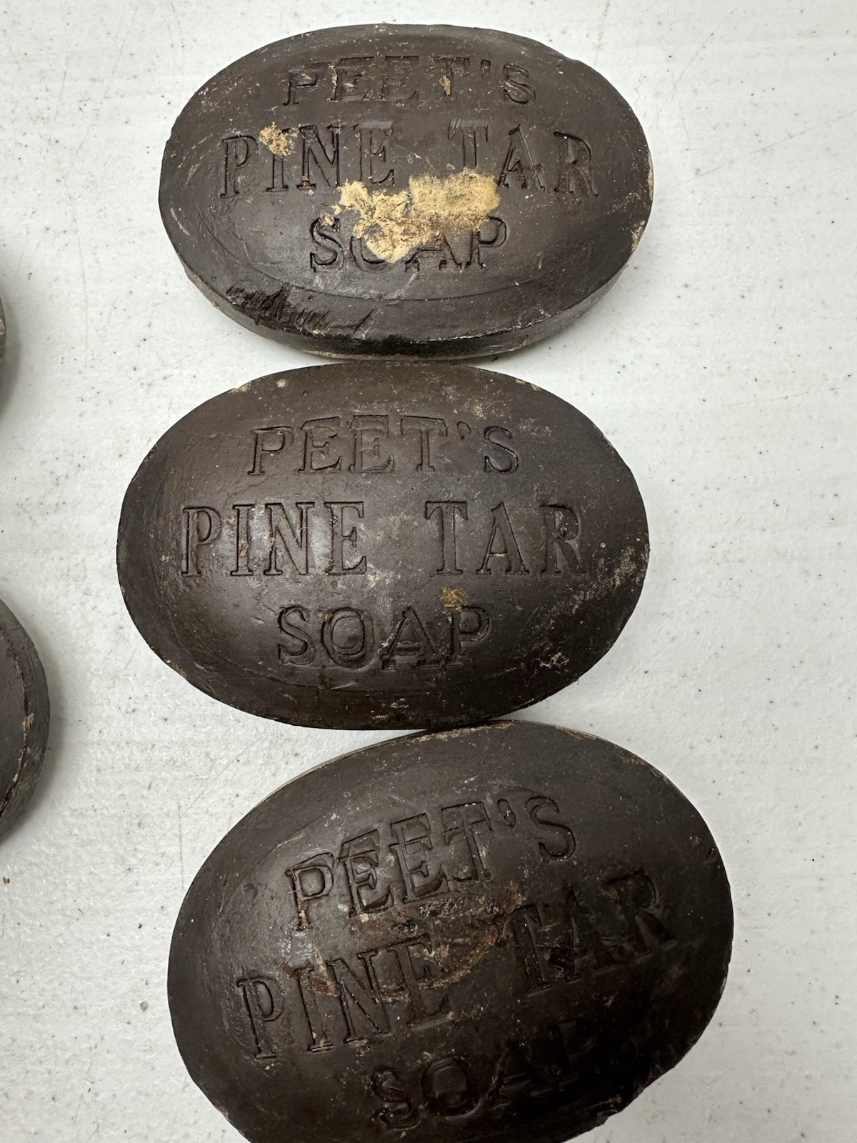 Vtg Peet’s Pine Tar Soap Bar Soap Makers Of Palmolive Lot Of 6 Bars