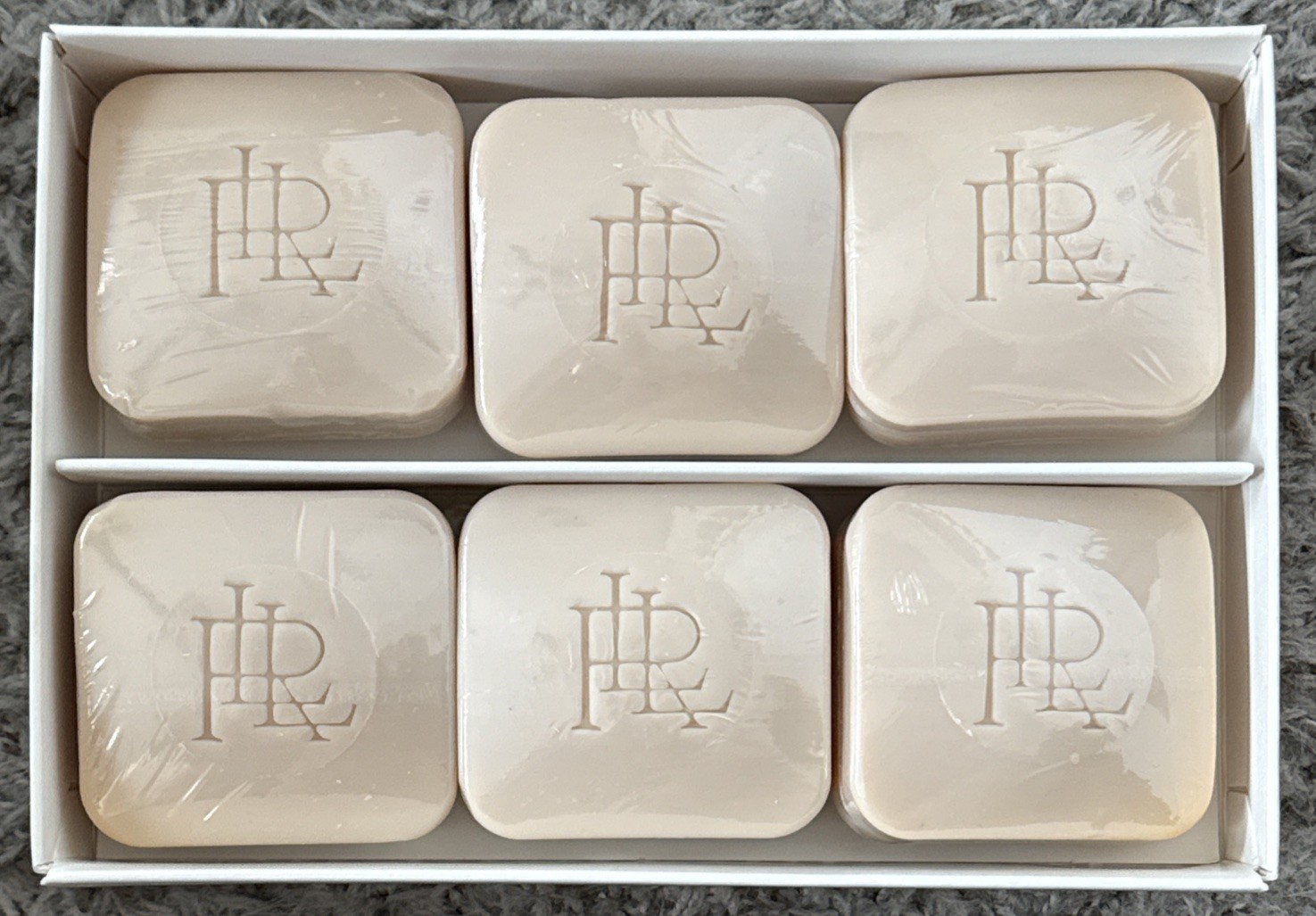 RALPH LAUREN VINTAGE TOWN HALL 6 PC SCENTED LUXURY SOAP GIFT BOX SET BRAND NEW!!