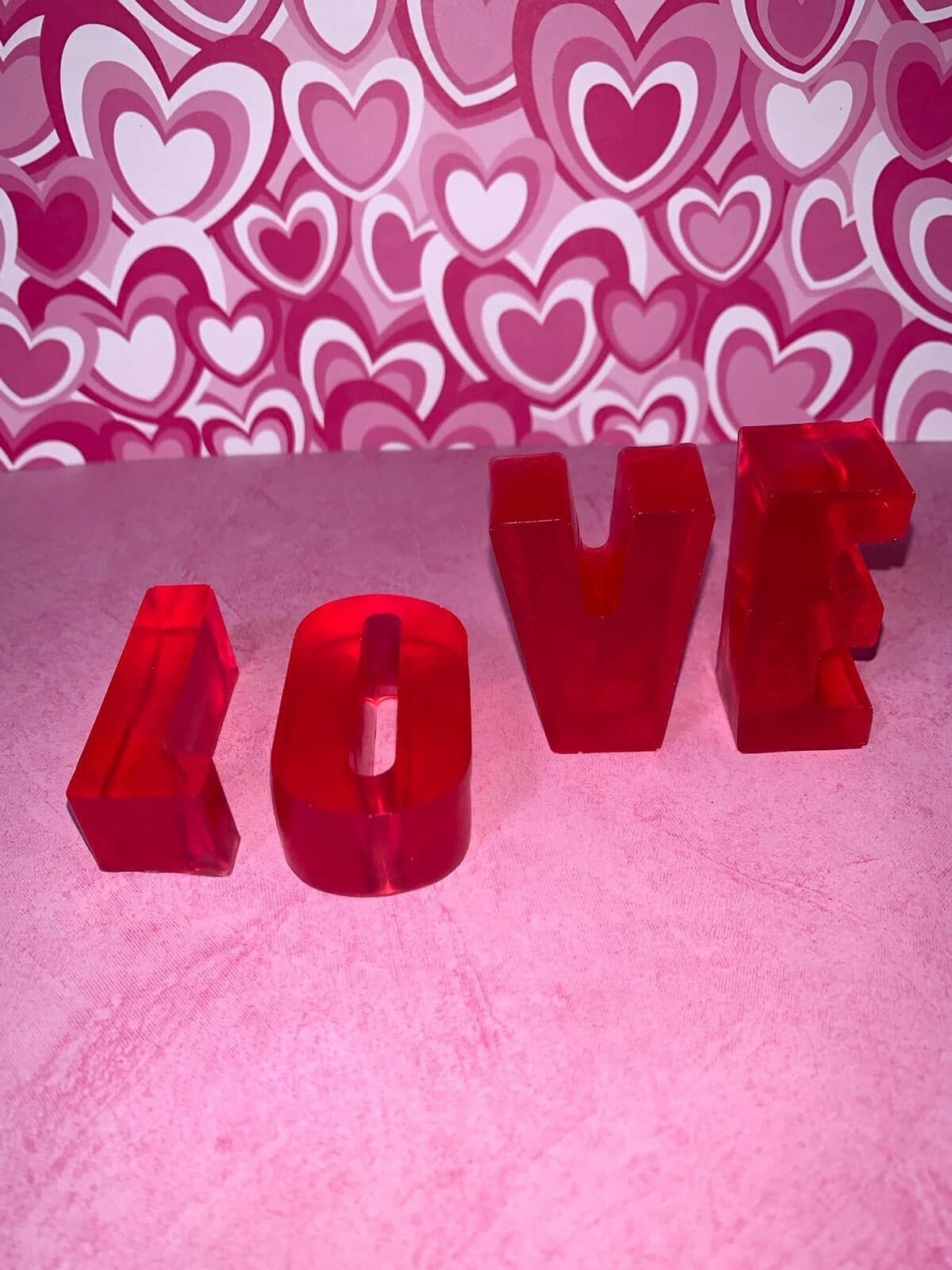 Handmade Love Soap, Hearts Soap, Gift for her or for him
