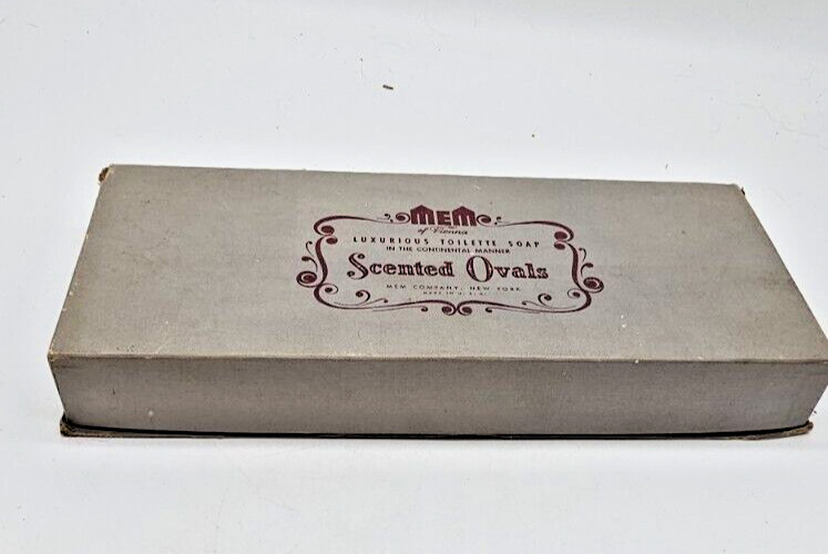 Vintage MEM of Vienna Scented Ovals Luxurious Toilette Soaps New Open Box *READ