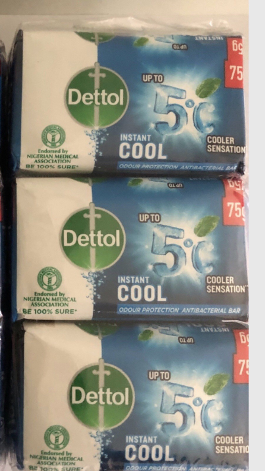 Dettol soap (Pack of 6).