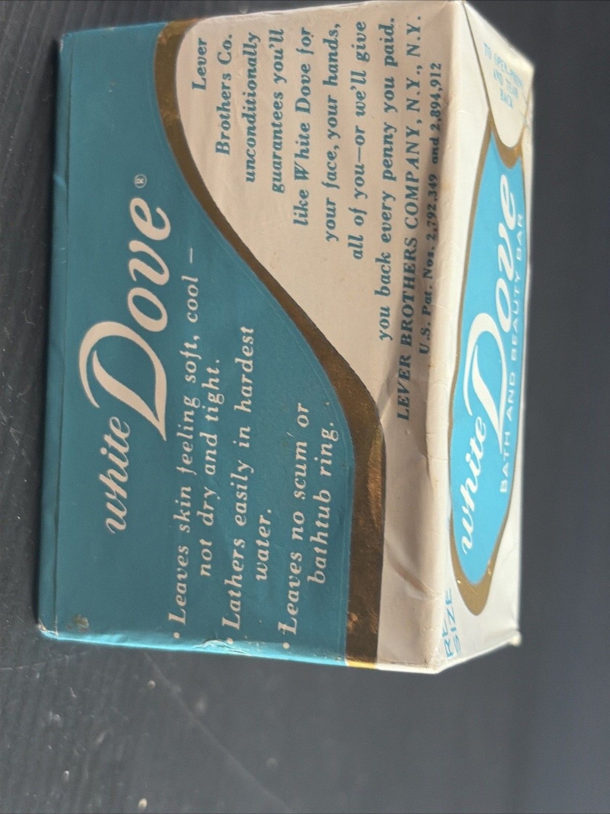 2 Vtg Dove Pink Bars Soap 4.75 Oz Bath Size & 1 Dove White 3.65 Oz