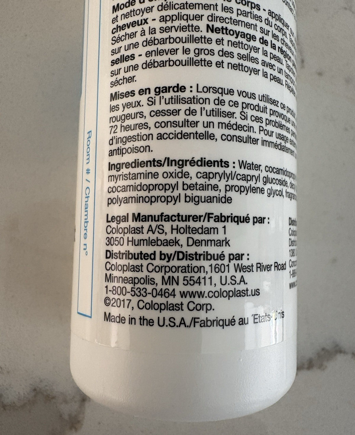 Set of 4 COLOPLAST Bedside-Care® Body Wash Spray ~Scented 4.1 oz 120ml