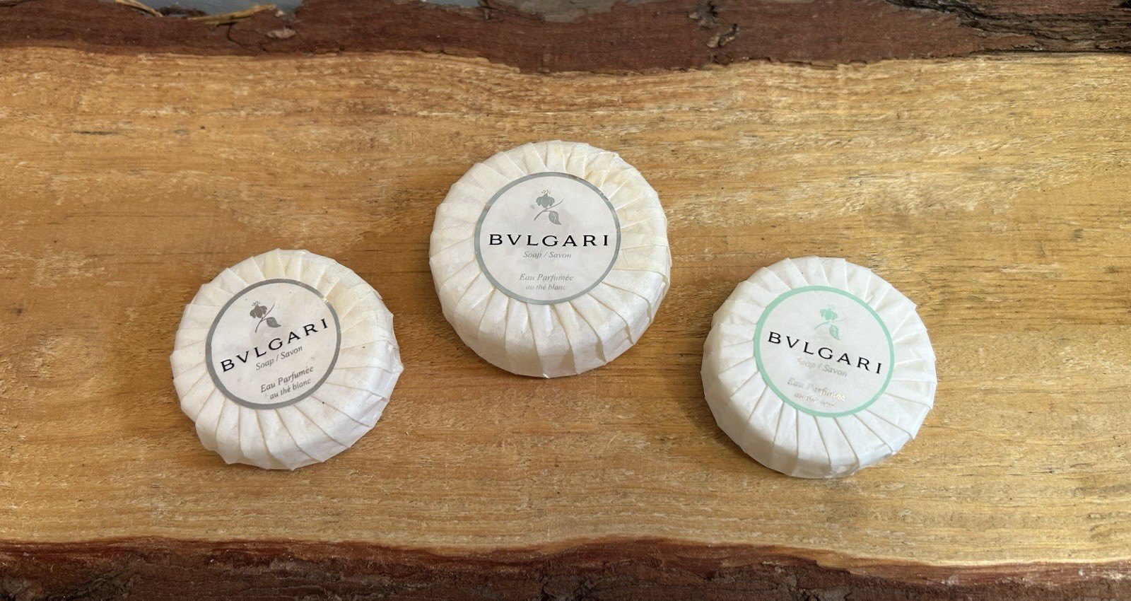 Bvulgari, Soaps, Italy, Lot of 3. New. All Sealed.(2) 1.76 oz & (1) 2.6 Oz Bars