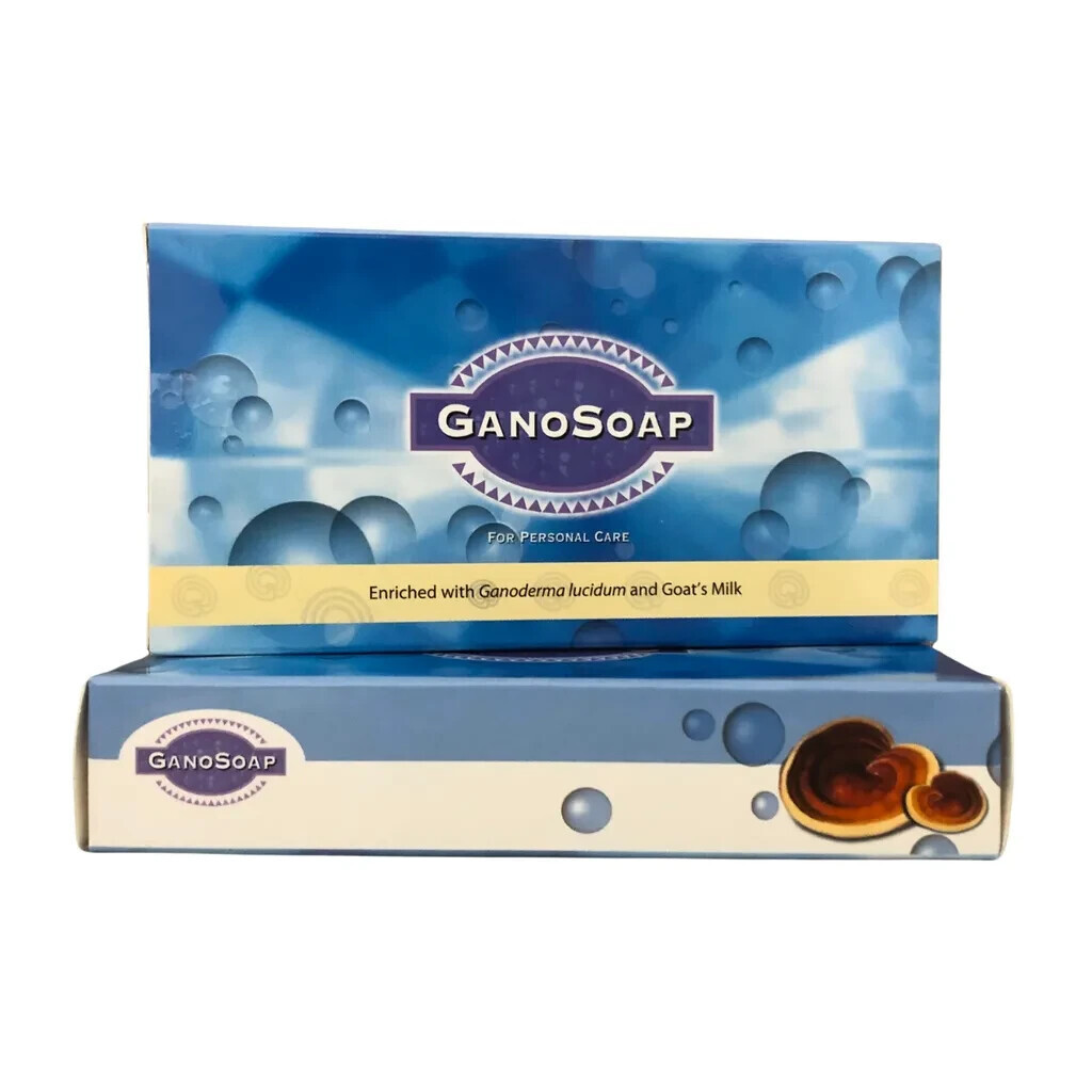 Gano Soap with Ganoderma & Goat’s Milk – Nourishes, Softens & Revive (2 bar/box)