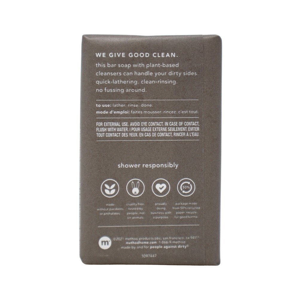 Method Men Cedar + Cypress Bar Soap, 6 Oz – Pack of 6 Soap Bars