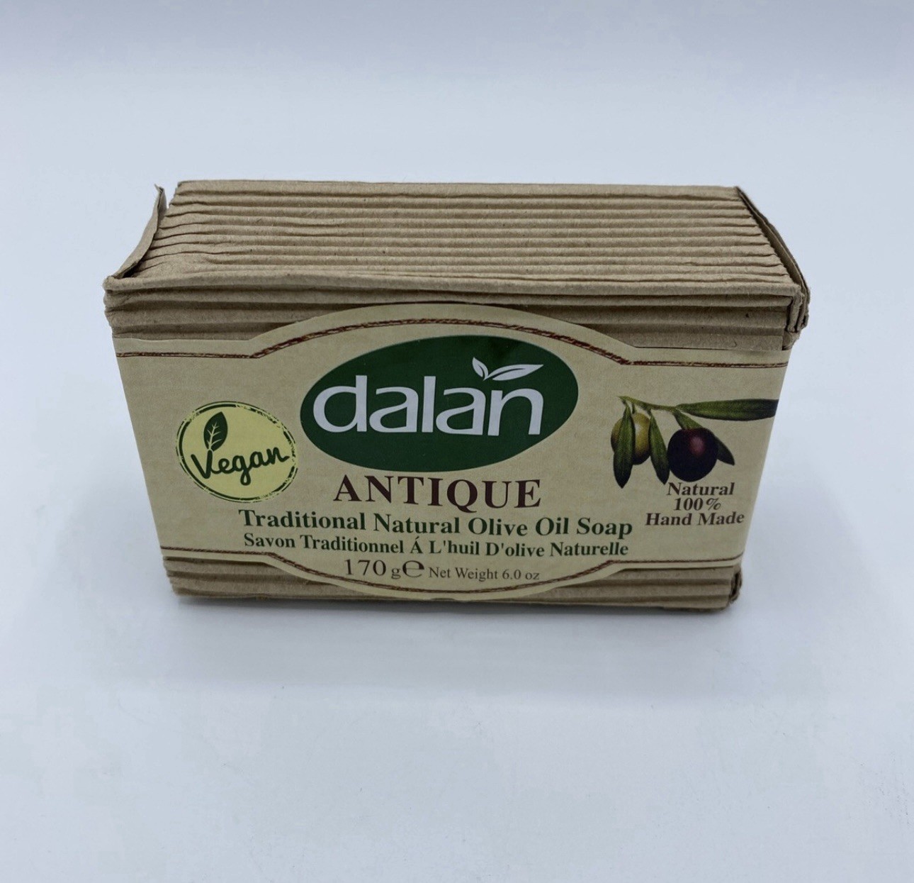 Dalan Antique Olive Oil Bar Soap 100% Natural 170 g/6 oz Vegan