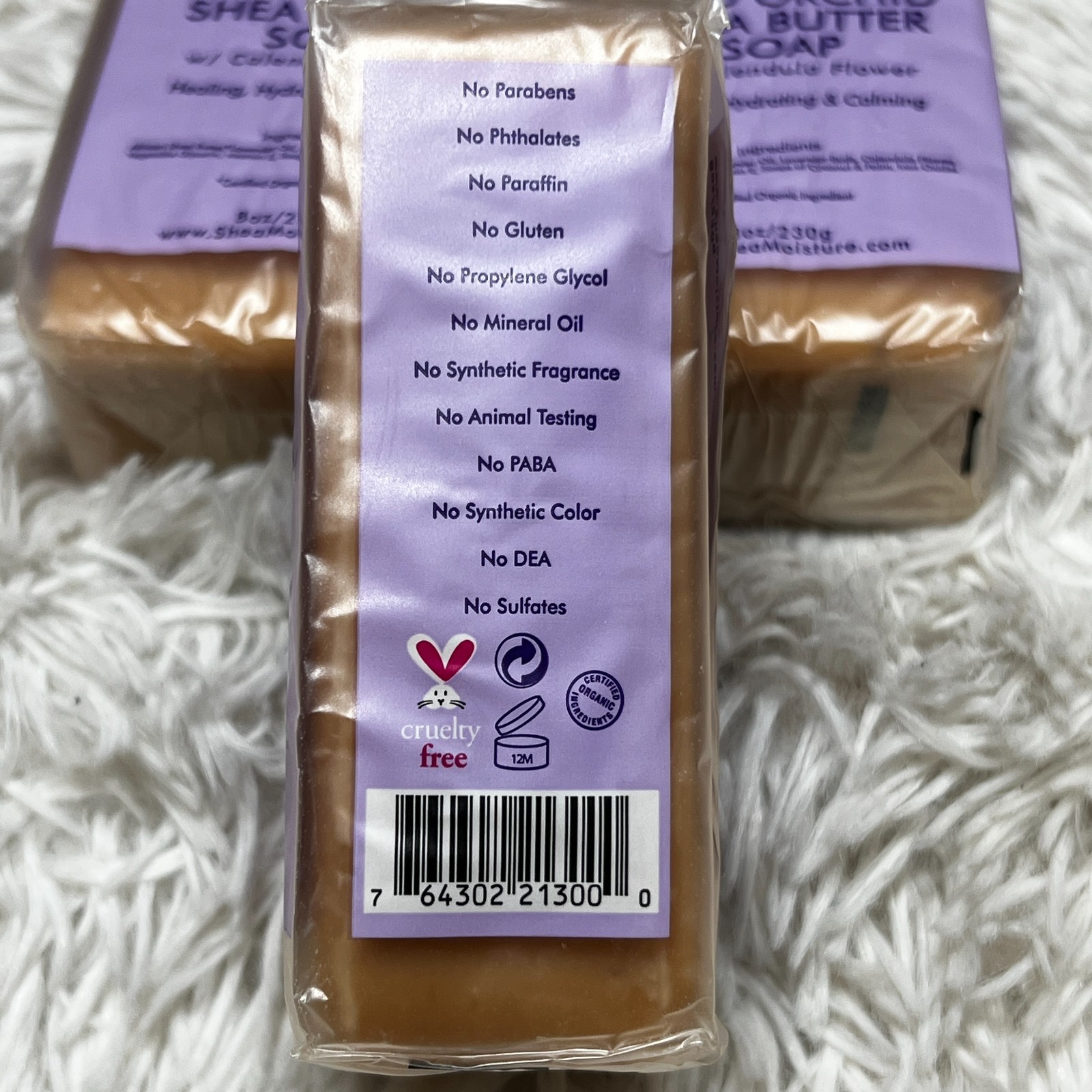 SHEA MOISTURE LAVENDER AND WILD ORCHID SHEA BUTTER SOAP BAR 8 OZ (3)