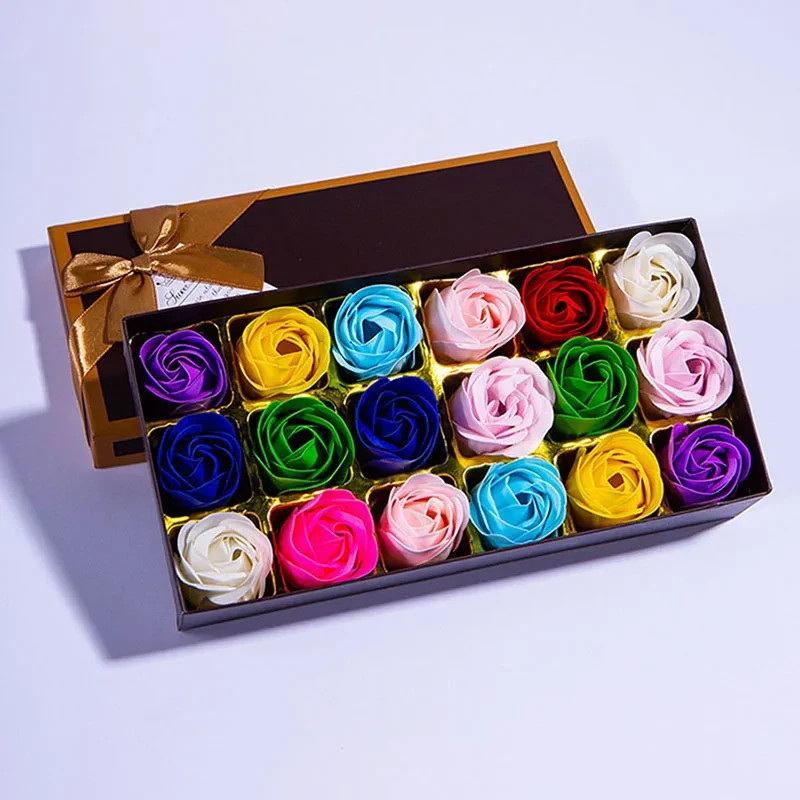 2026 NEW Floral Scented Bath Soap Rose Set Flower Petals Valentine’s Day Gifts