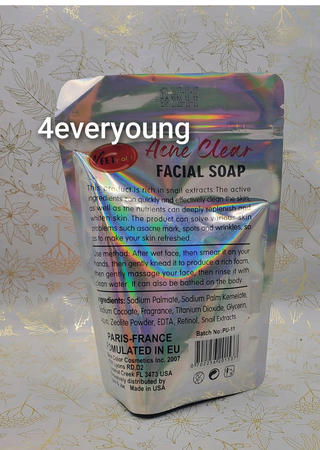 Veet Gold Acne Clear Anti Pimple Extra Whitening Facial Soap
