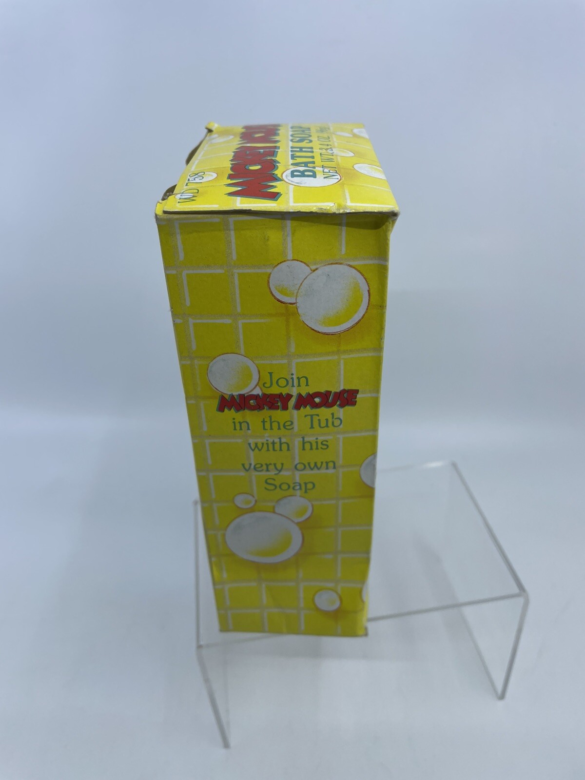 Vintage 1990 Walt Disney Company/Cosrich Inc. Mickey Mouse Bath Soap-3.4oz 1/2
