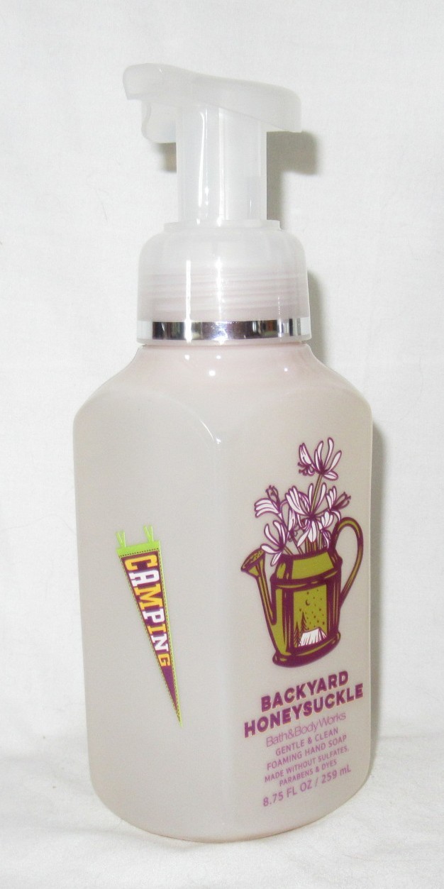 Bath & Body Works Gentle & Clean Foaming Hand Soap Set of 2 BACKYARD HONEYSUCKLE