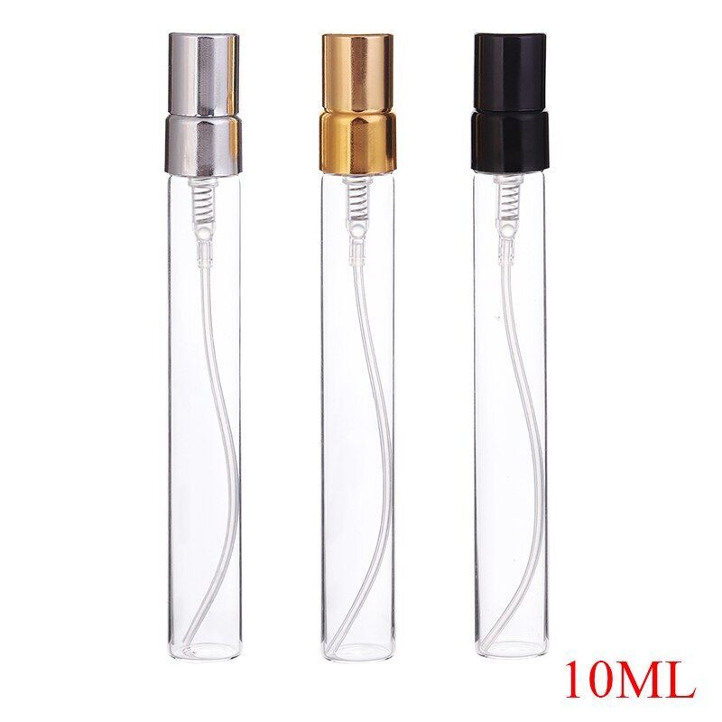 3pcs 3ml – 10ml Refillable Aluminum Nozzle Perfume Scent Spray Container Bottle