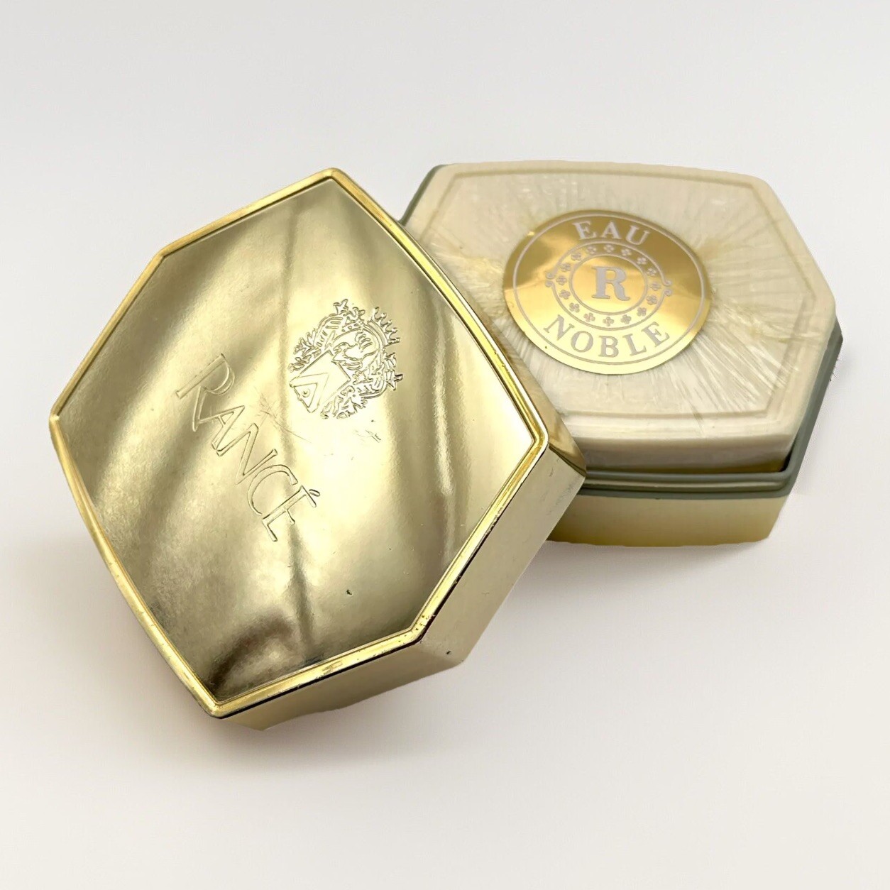 Rance Fine Perfumed Bar Soap & Soapbox Eau Noble Made In Italy NIP