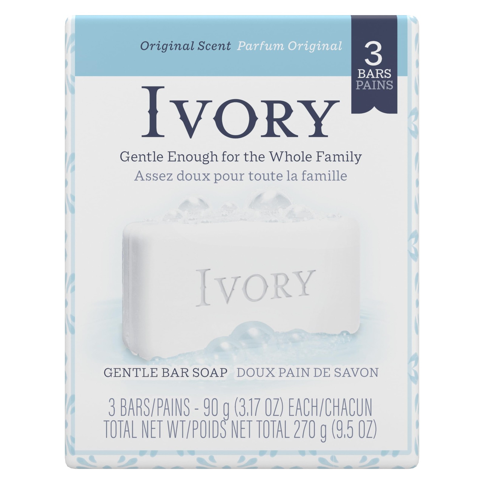 Simply Bath Bar for Unisex, 3 Count