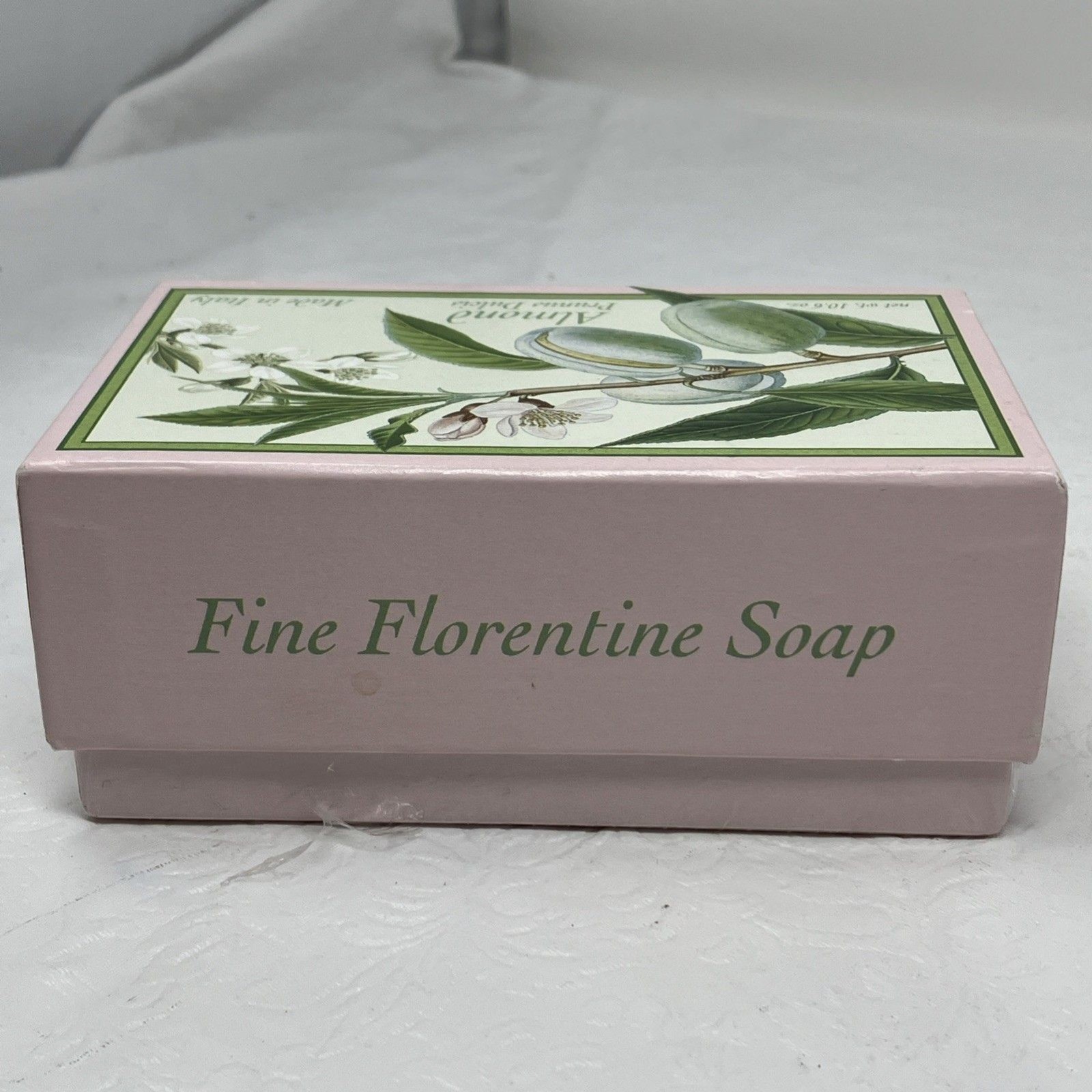 Saponificio Artigianale Fiorentino Italy Boxed Soap 10.6 oz Almond NEW
