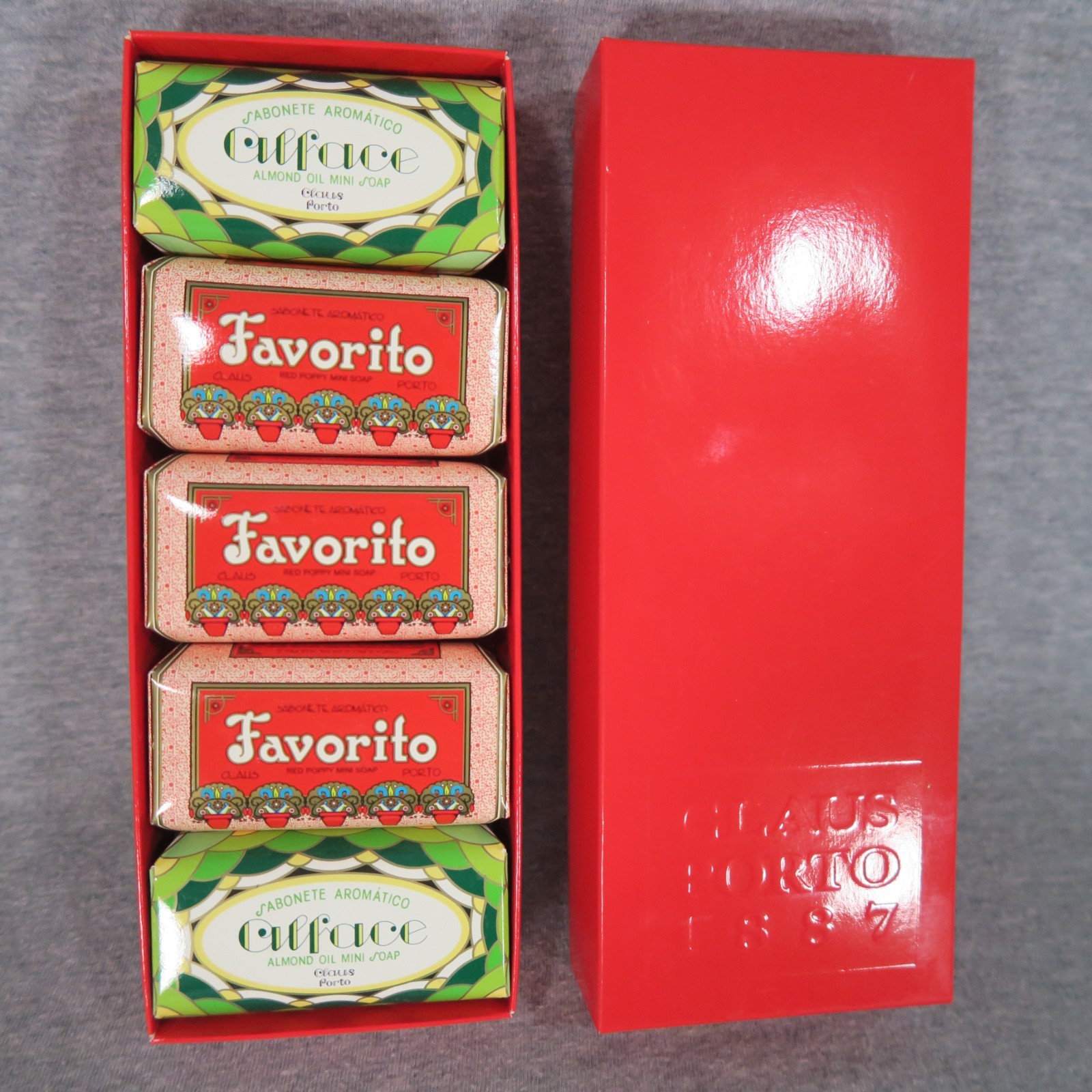 Claus Porto Favorito & Alface Soap Bars – Bath Soaps – 1.8oz/50g Each