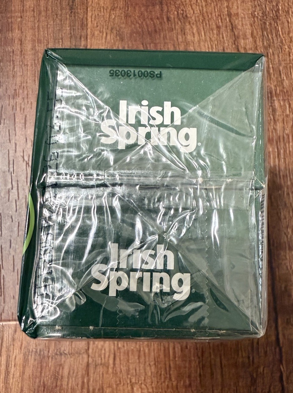 Irish Spring Deodorant Aloe Bar Soap 2 Pack 3.2 Oz Personal Size Discontinued