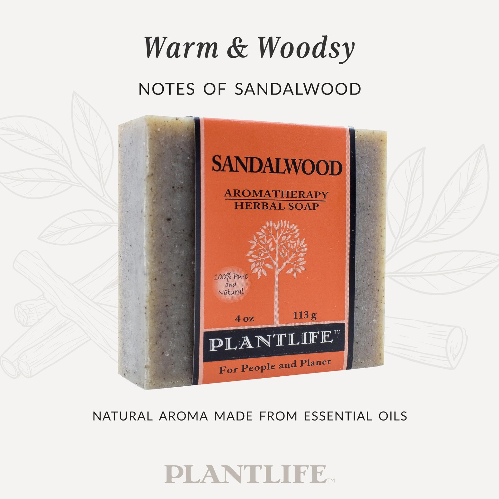 Sandalwood 3-Pack Bar Soap – Moisturizing and Soothing Soap for Your Skin – H…