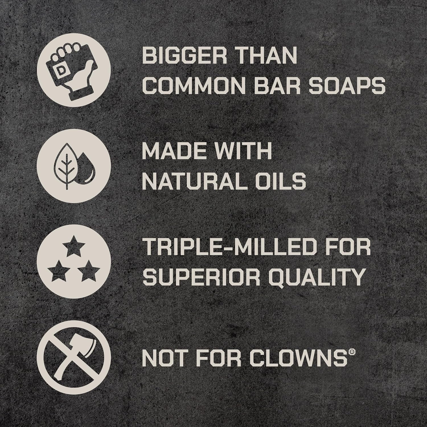 Duke Cannon Supply Co. Extra Large Bar Soap – Men’S Natural Bar Soap with a Masc