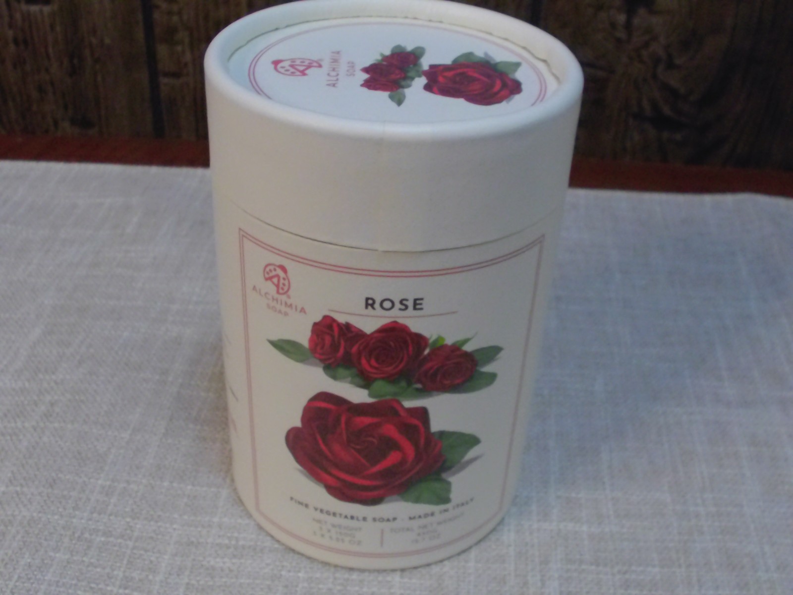 ROSE SOAP 3 PACK-ALCHIMIA FINE VEGETABLE SOAP MADE IN ITALY NIB – HEALTH SPA