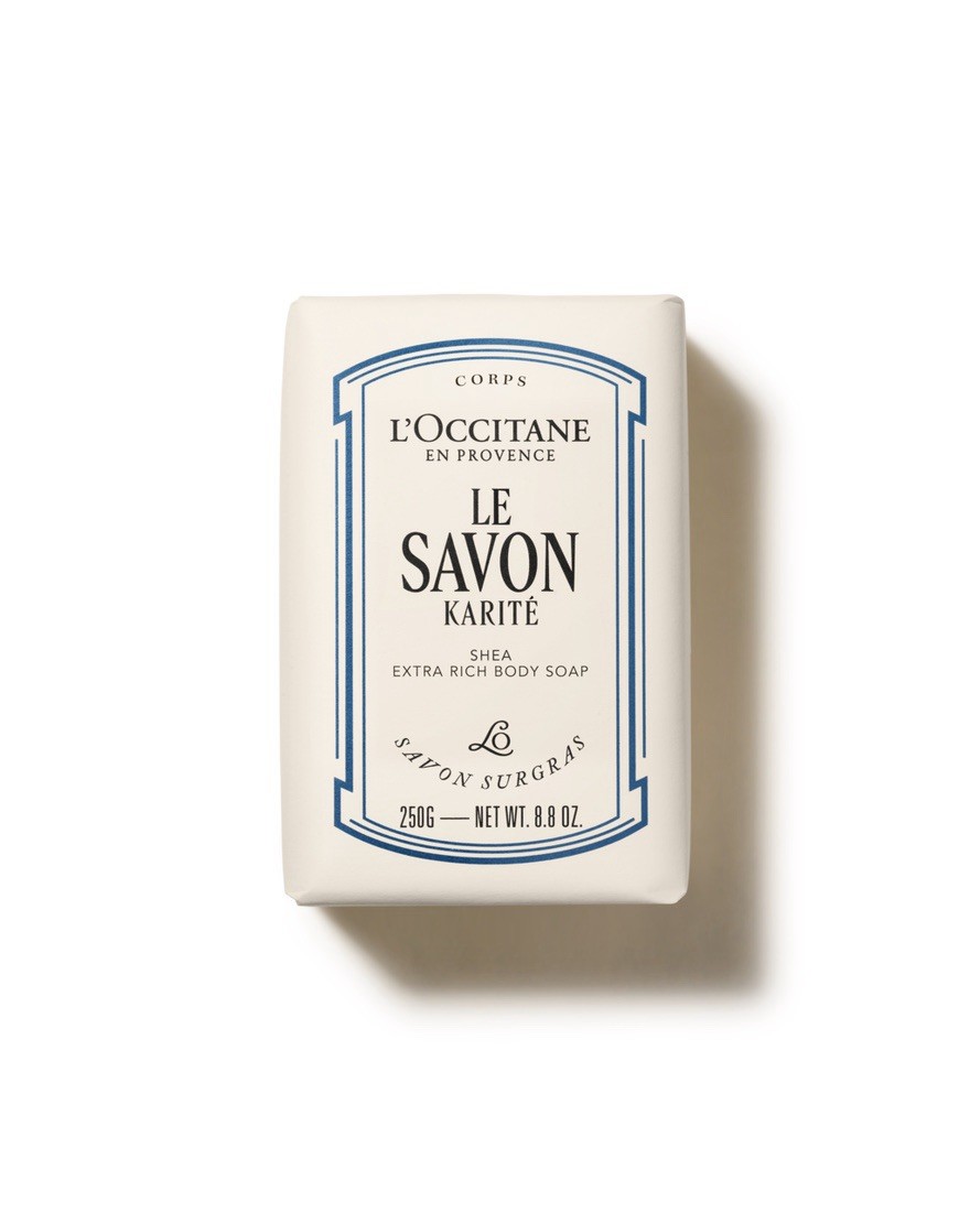 L’OCCITANE Shea Butter Hand & Body Soap Bar Moisturizing Gentle Cleanser