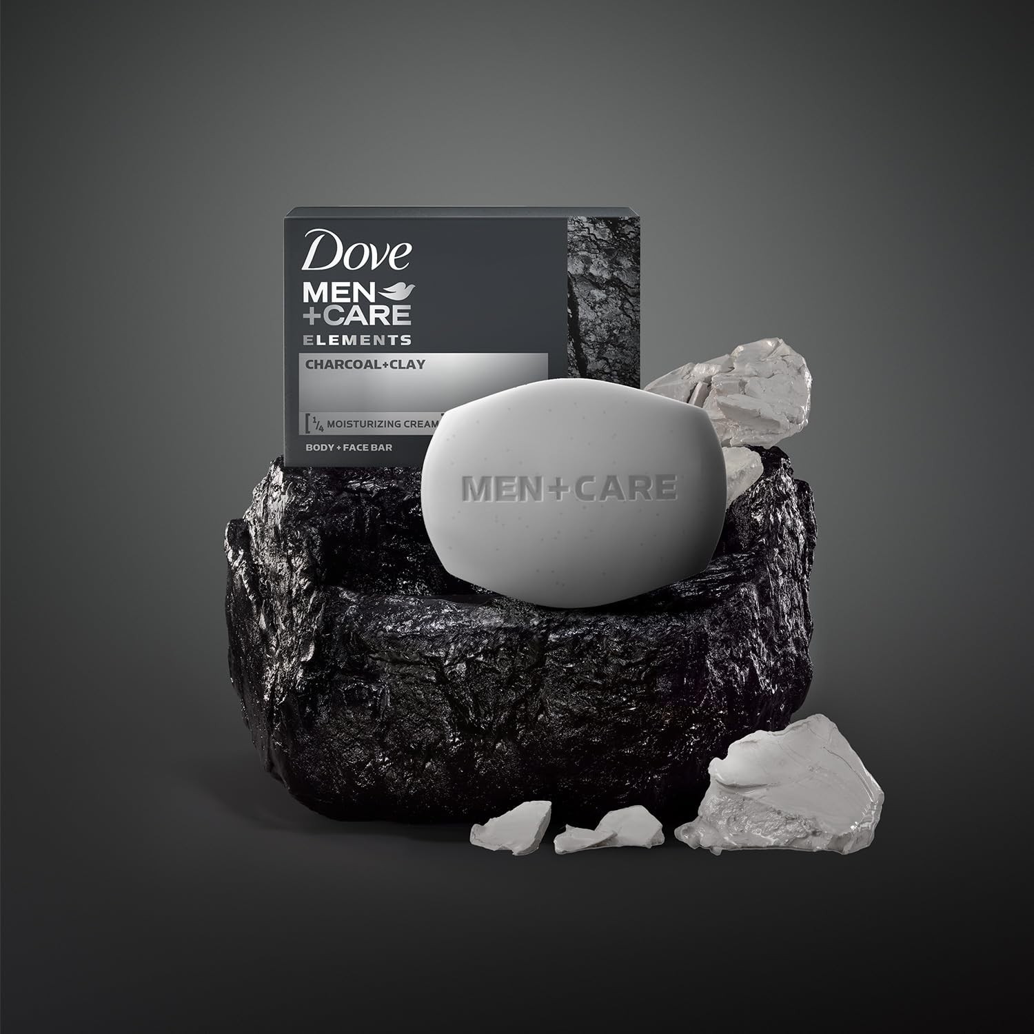 Exfoliating Charcoal Soap Bars 2-Pack – 3-in-1 Body & Face Cleanser, 12 Bars