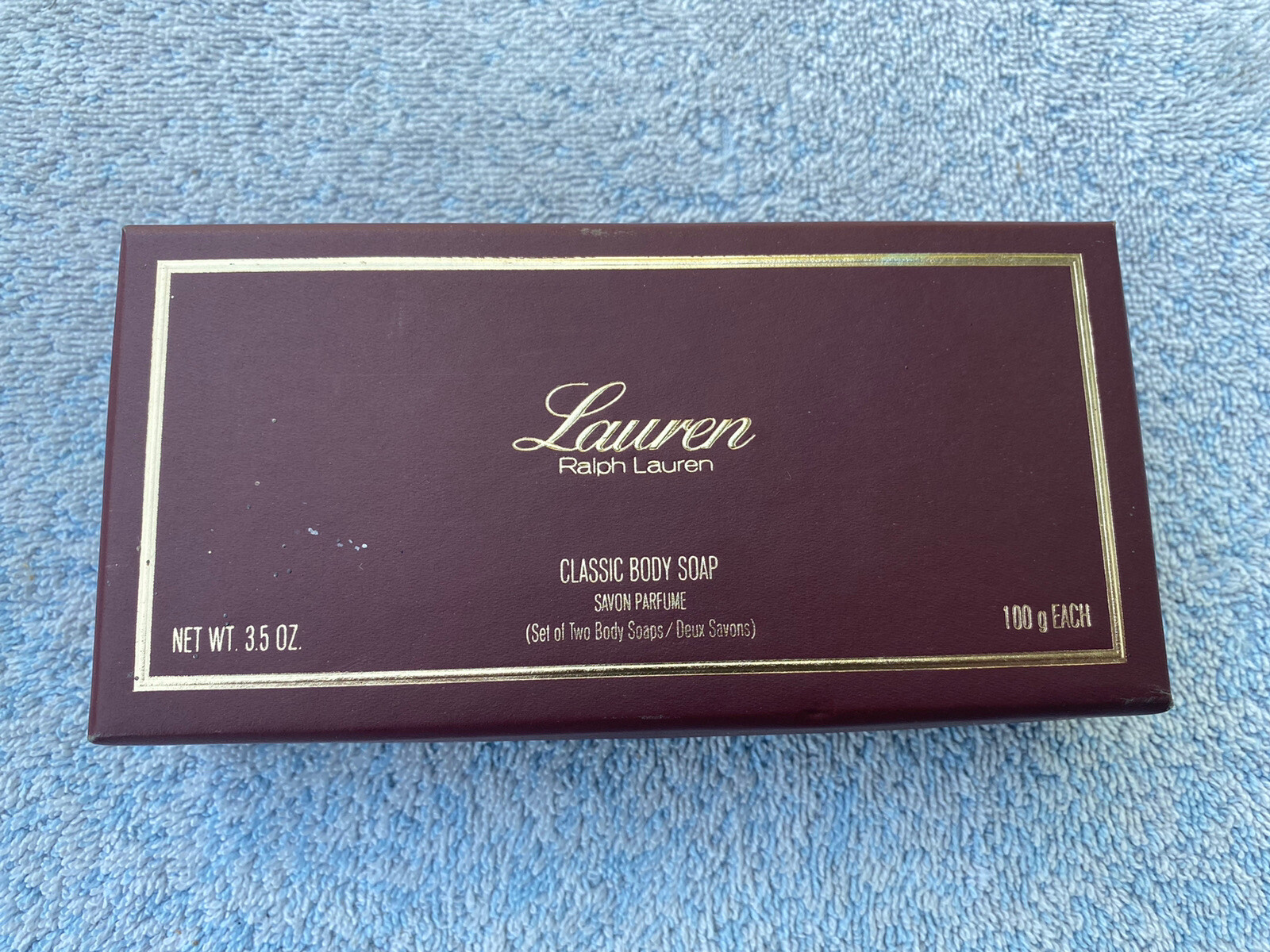 Lauren by Ralph Lauren 2 x 100g Classic Body Soap New Unused In Box