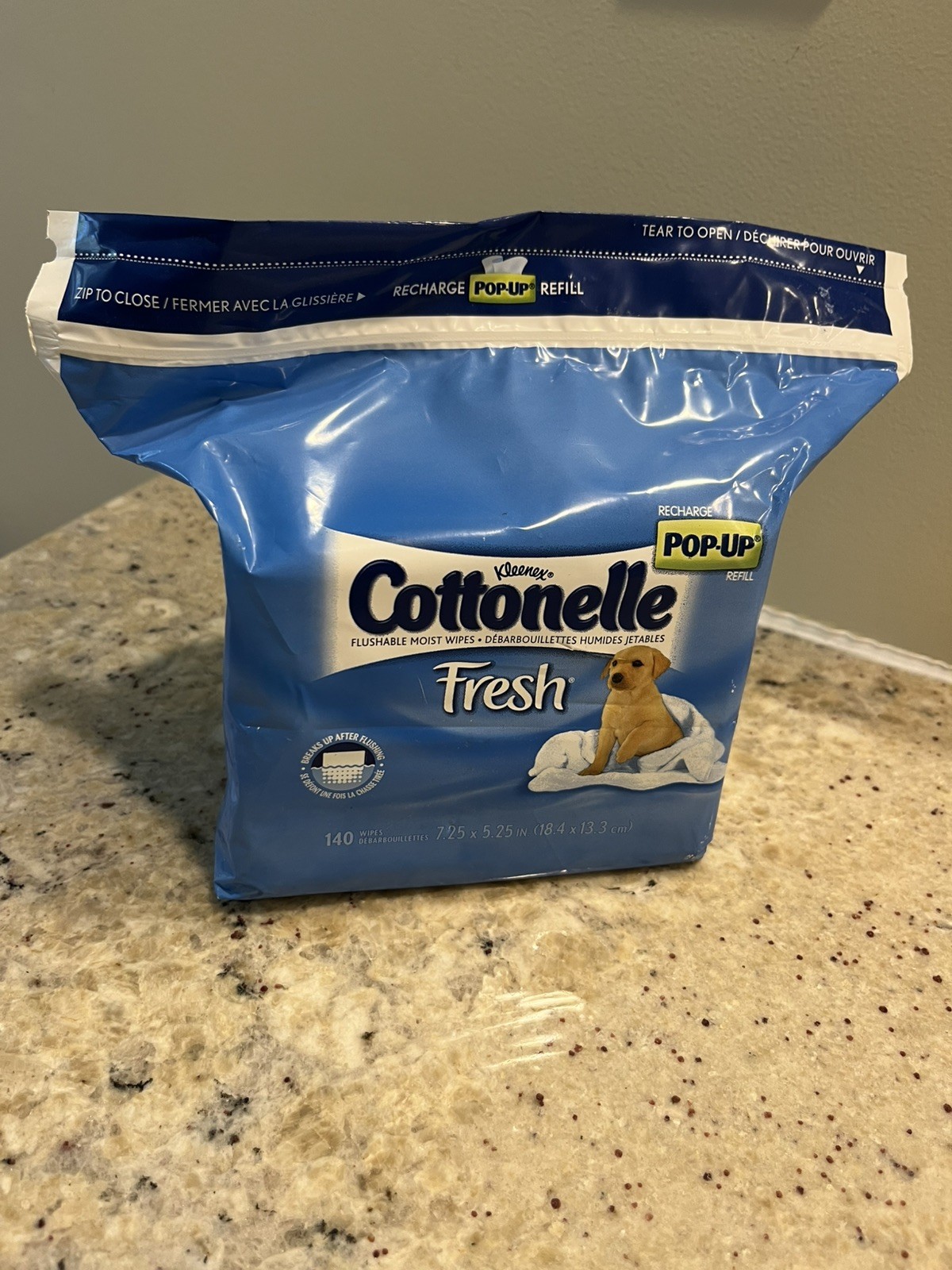 Cottonelle Flushable Wet Wipes 140 Count, ~ DISHEVELED PACKS ~ UNOPENED 2007