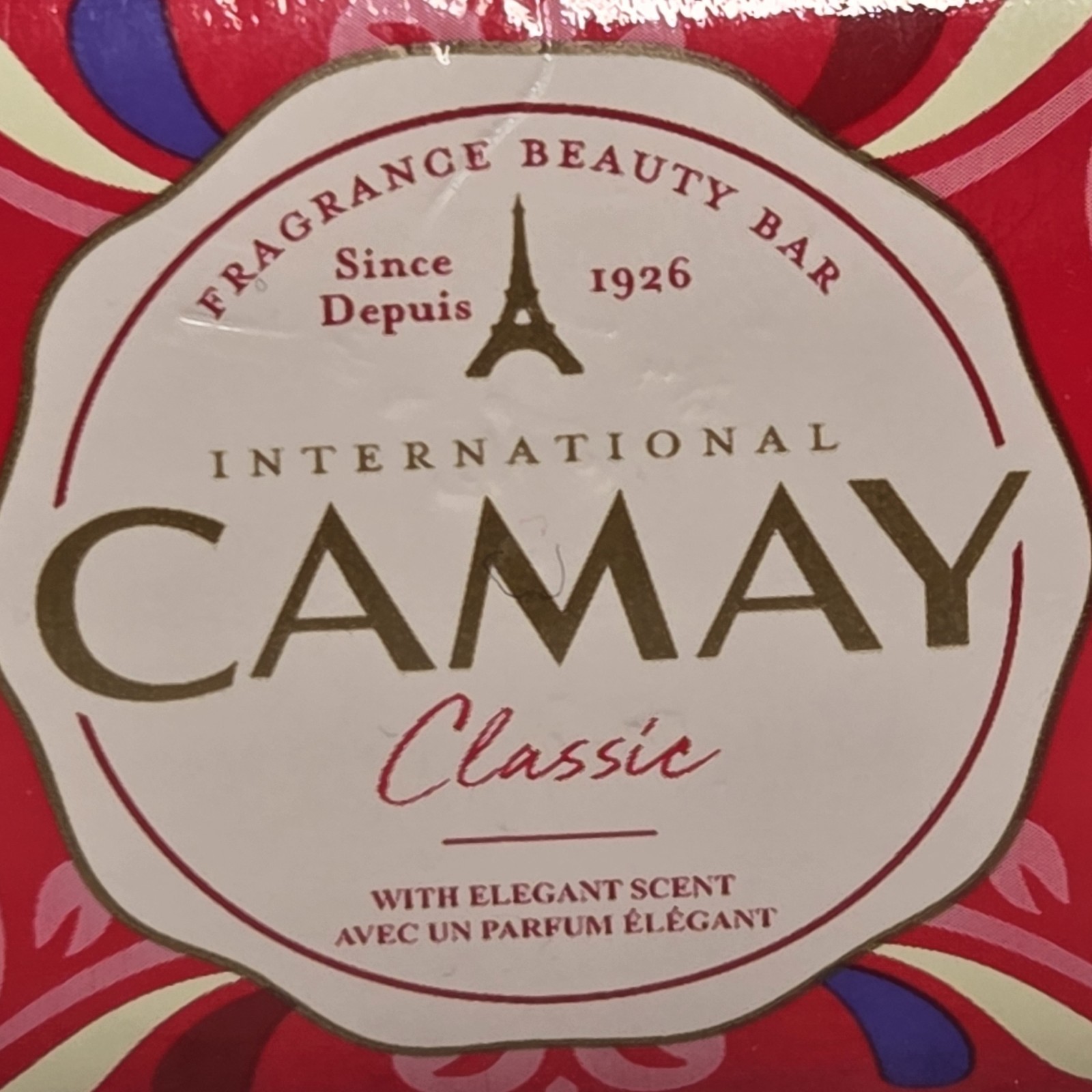 Camay International Classic Bar Soap 3 Bars Per Pack 125g Each Rose Essence