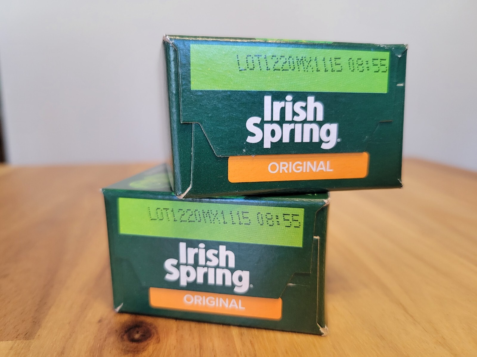 NOS 2x New Irish Spring Original Scent Men’s 3.7 oz. Bar Deodorant Soap