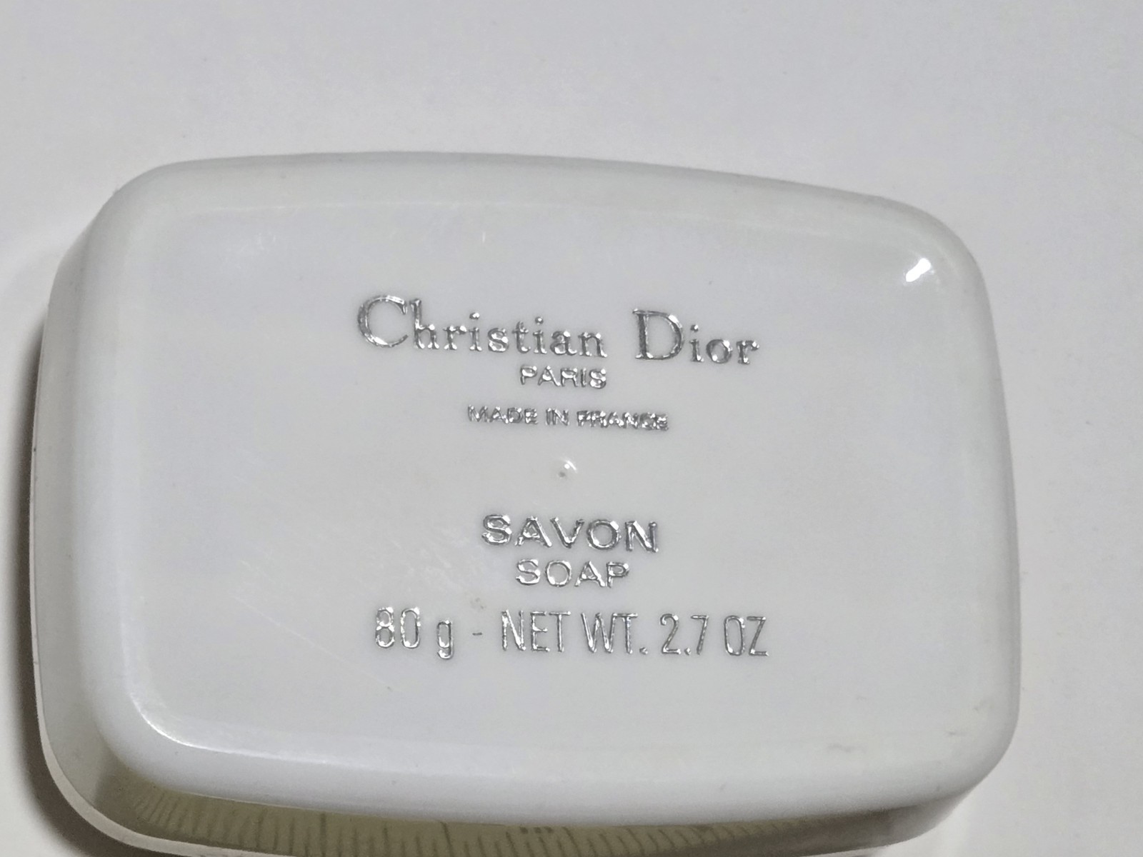 Vintage Christian Dior Eau Sauvage 80g 2.7oz Savon Soap In Case Paris France NOS