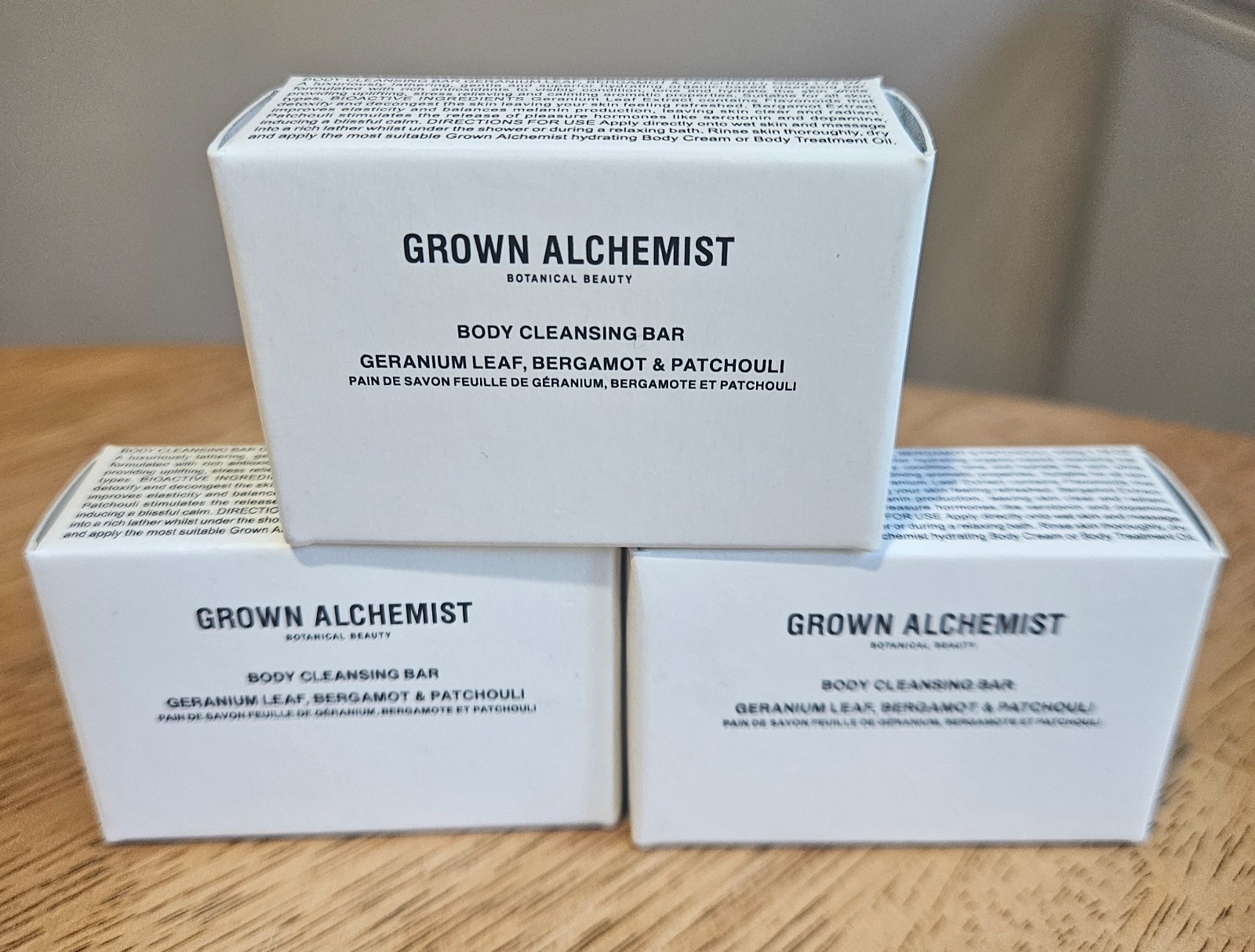 Lot of 3 Travel Size Grown Alchemist Soap