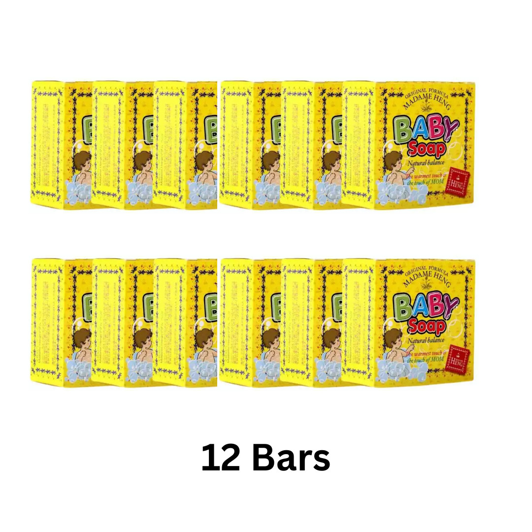 Madame Heng Baby Herbal Soap 150g x12 Bars Natural Gentle Skin Care